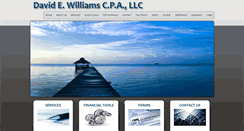 Desktop Screenshot of davidewilliamscpa.com