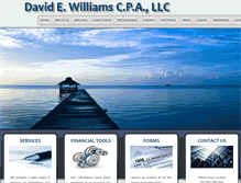 Tablet Screenshot of davidewilliamscpa.com